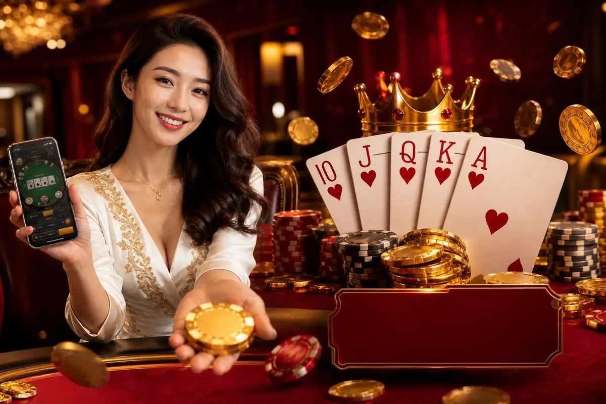 vcity888 Casino suasana meja live dealer
